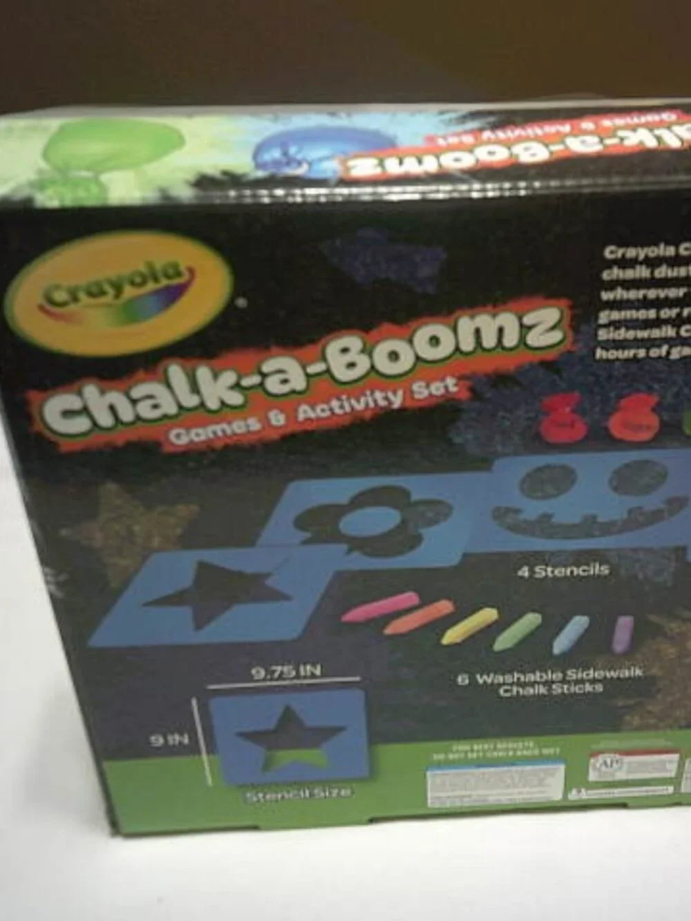 CRAYOLA CHALK-A-BOOMZ GAMES & ACTIVITY SET 40+ ACTIVITIES AGES 6+ CHRISTMAS 🎁